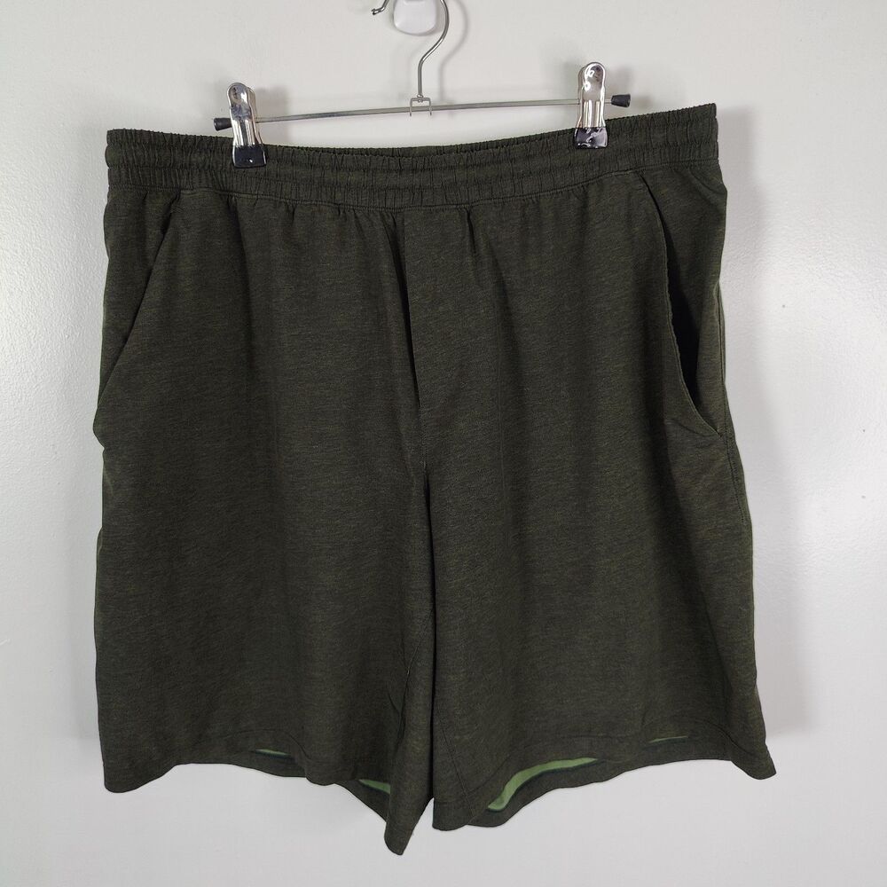 Lululemon Pace Breaker Shorts Mens XL Gray 8" Inseam Liner Running Training